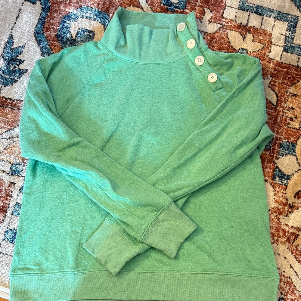 J. Crew Women’s Size Medium Green Sweatshirt